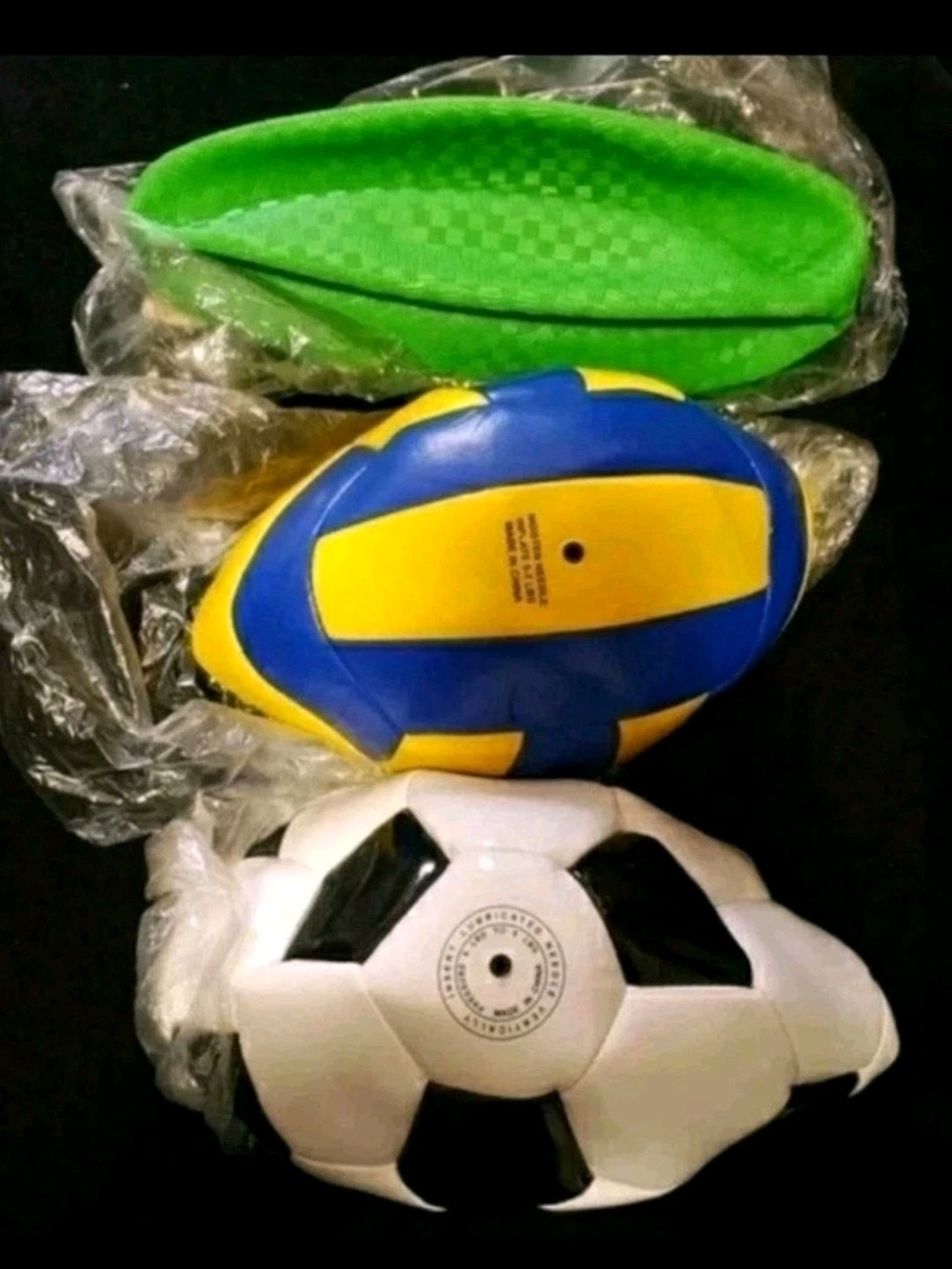 Children's Sports Ball Set - Soccer, Volleyball, And Playground Ball